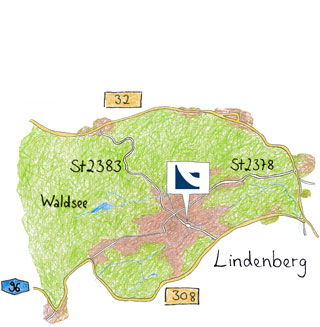 Illustration: Anfahrt nach Lindenberg